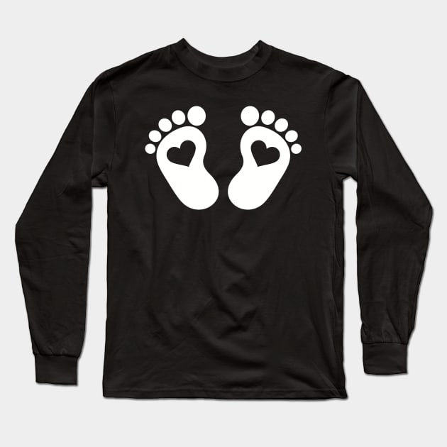 Baby feet Long Sleeve T-Shirt by Designzz